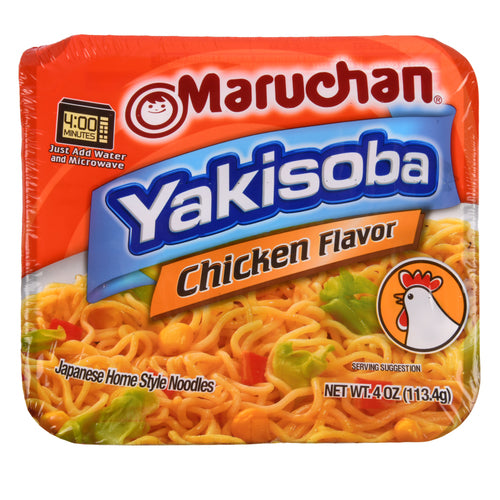 maruchan yakisoba noodles chicken flavor 4 oz -- 8 per case