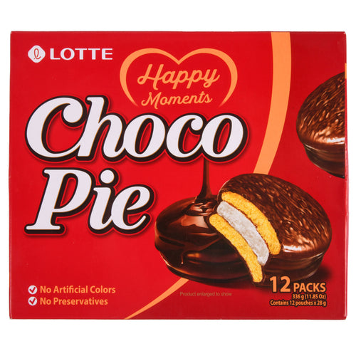 lotte choco pie 12pk 11.85 oz -- 8 per case