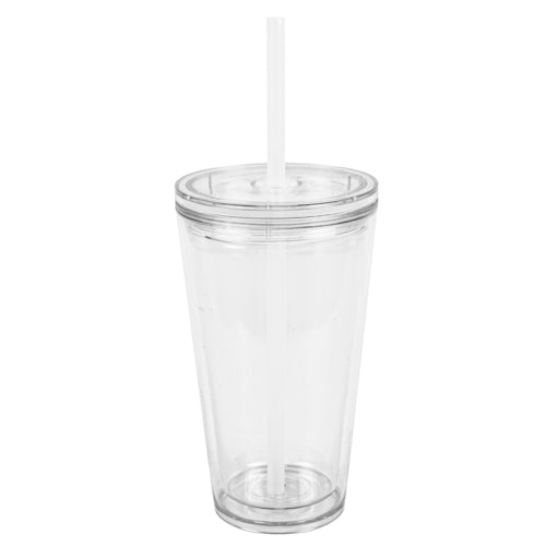 maars classic tumbler w straw asst color 16-oz -- 24 per case