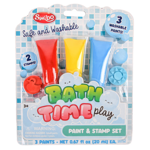 simbo bath time play paint stamp set .67-oz -- 12 per case