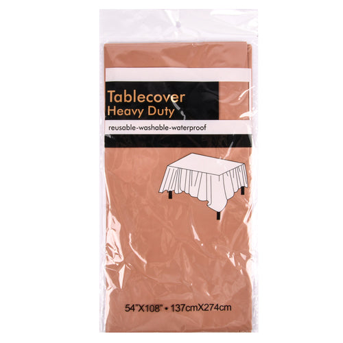 table cover coffee color 54x108 -- 12 per box