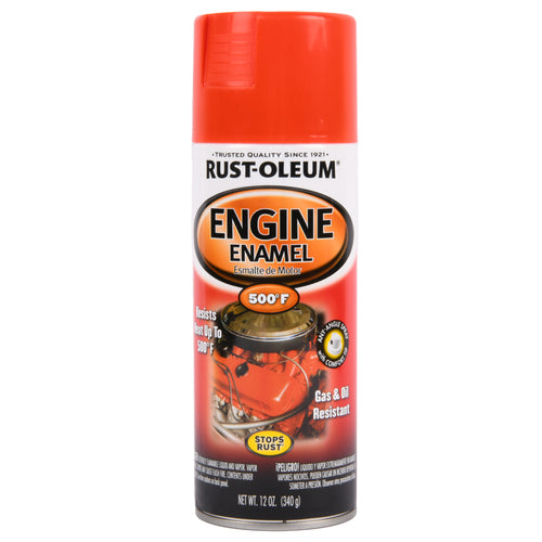 engine enamel resists heat up aerosol orange 12 oz -- 6 per case