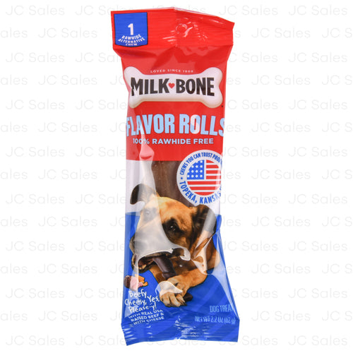 milk bone beef cheese dog treat 2.2 oz -- 15 per case