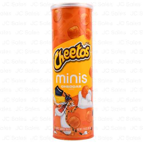 cheetos minis cheddar -- 12 per case
