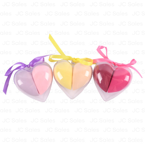 blending sponge in heart case asst 2ct -- 12 per box