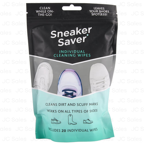 sneaker saver shoe cleanning wipes 20ct -- 12 per case