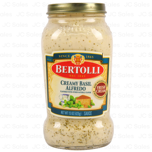 bertolli creamy basil alfredo 15 oz -- 12 per case