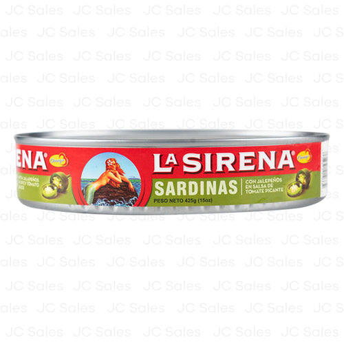 la sirena sardines jalape o 15 oz -- 24 per case