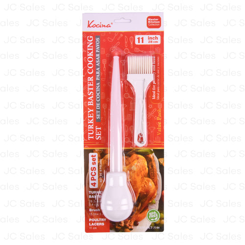 turkey baster 11 cooking set 4pc -- 24 per box