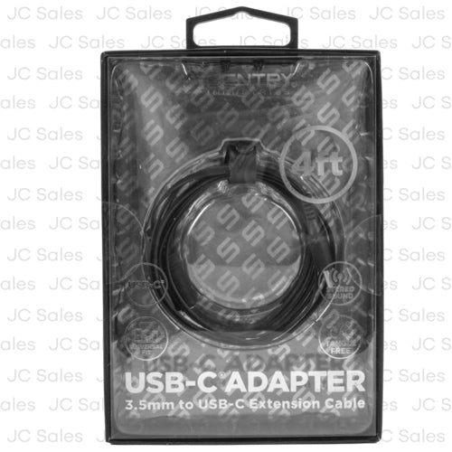 sentry usb-c adapter extension cable 4 ft -- 6 per box