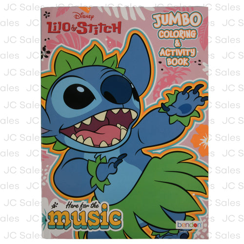 lilo stitch jumbo coloring activity book -- 36 per case