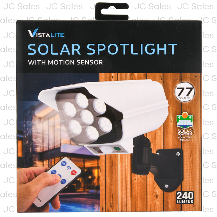 solar spotlight w motion sensor -- 12 per case