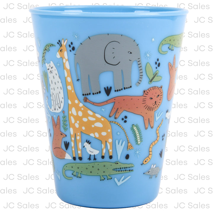 plastic tumbler jungle animals blue 9 -- 6 per case