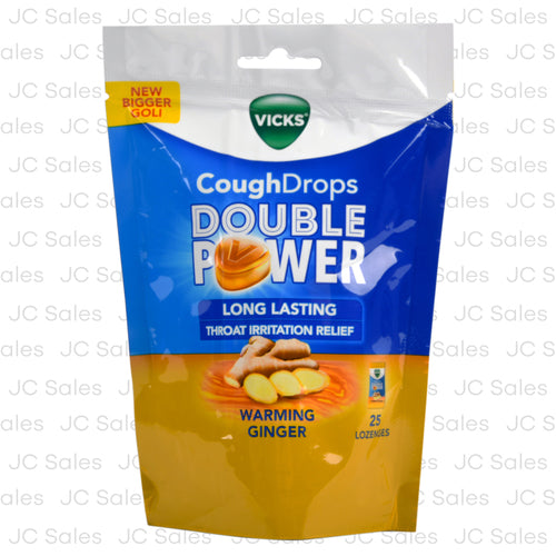vicks cough drops warming ginger 25 ct -- 60 per case