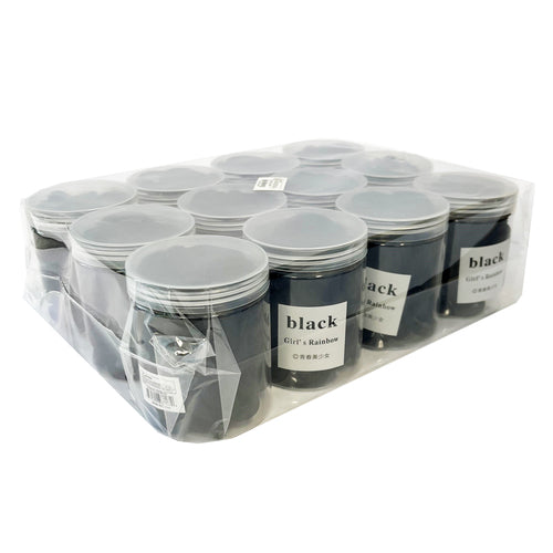 hair elastics black -- 12 per box