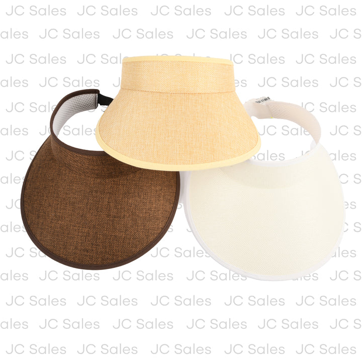 summer visor hat asst color -- 12 per box