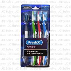 freshx toothbrushes soft 7 pk -- 12 per box