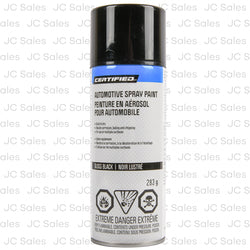 certified automotive spray paint gloss black 10 oz -- 6 per case
