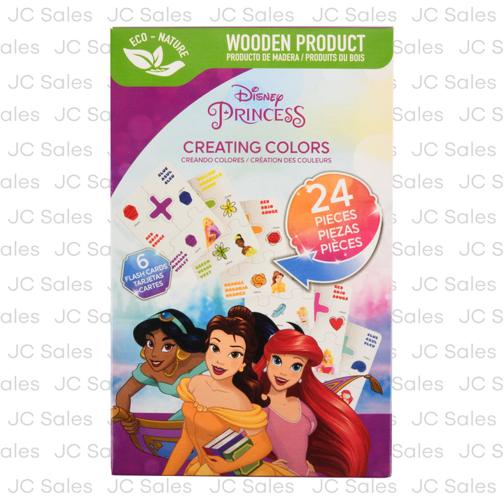 princess flash cards creating colors 24 pc -- 48 per case