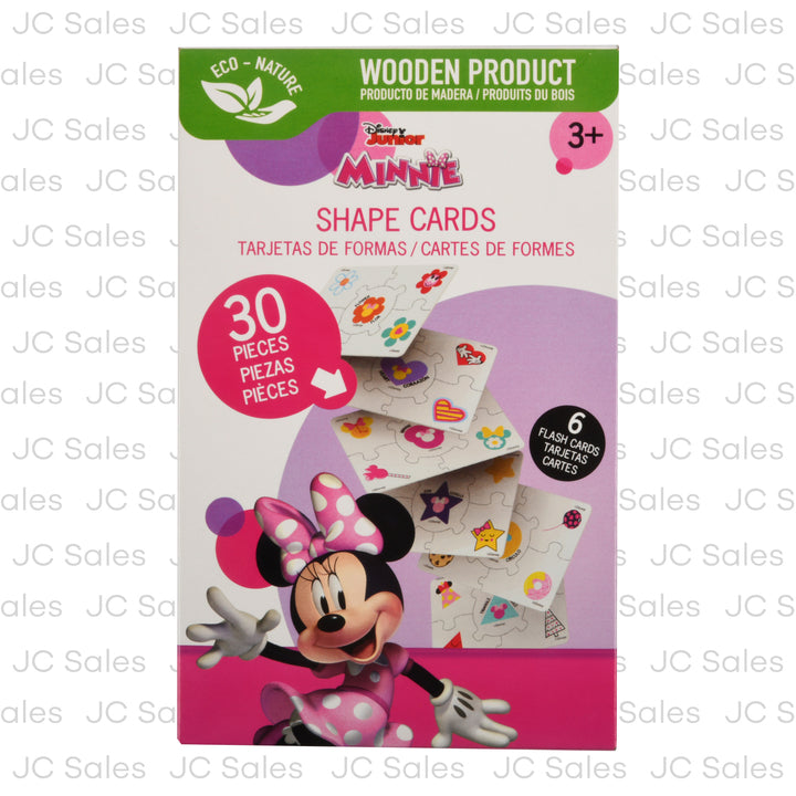 minnie flash cards shapes 30 pc -- 48 per case