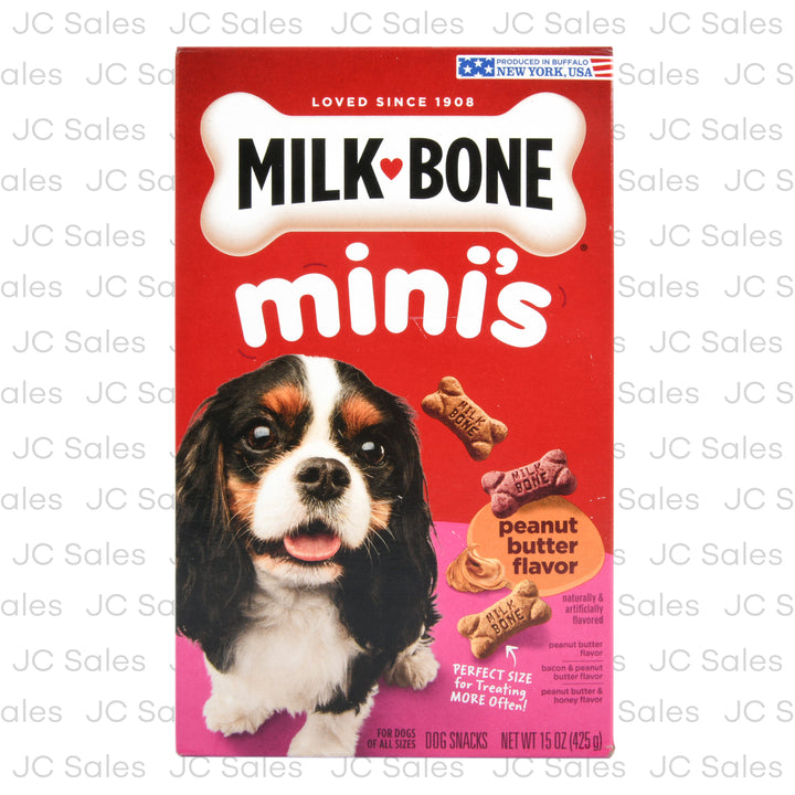 milk bone dog snacks peanut butter 15 oz -- 6 per case