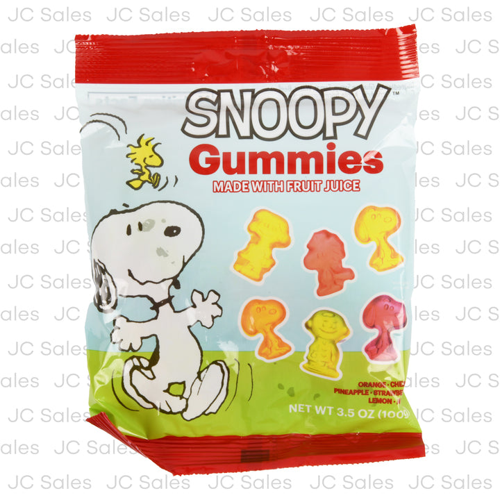 snoopy gummies peg bag disp 3.5 oz -- 48 per case