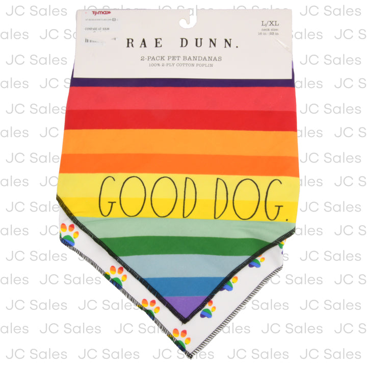 pet bandanas good dog l xl 2 pk -- 48 per case