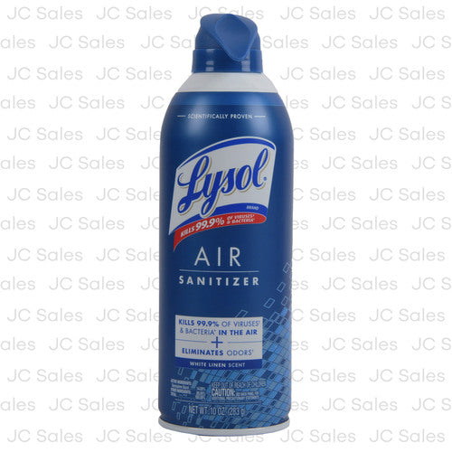 lysol air sanitizer white linen scent 10 oz -- 6 per case