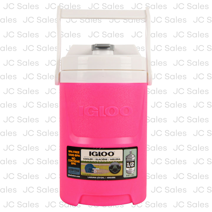 igloo laguna cooler bpa free neon pink 1 2 gal -- 6 per case