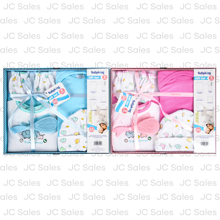 baby boy girl gift set 8 pc -- 6 per box