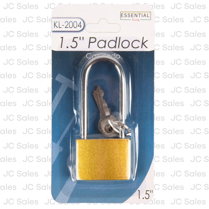 brass padlock long 1.5 -- 24 per box