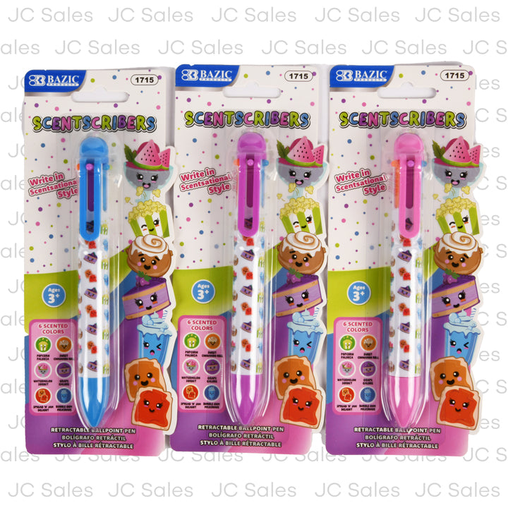 scented 6-color pen -- 24 per box