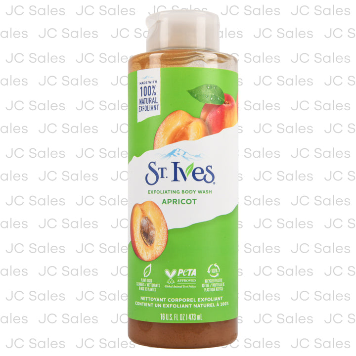 st. ives body wash apricot 16 oz -- 4 per case