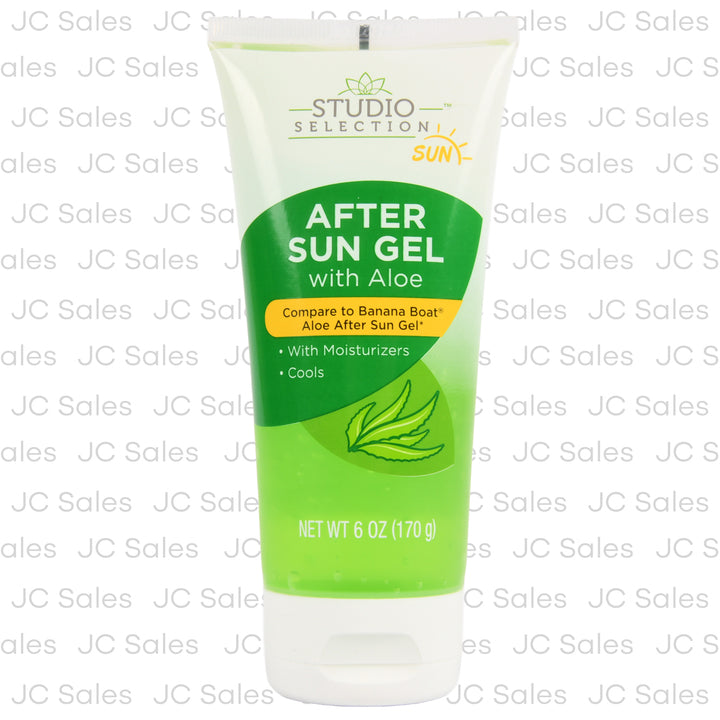 studio selection after sun gel w aloe 6 oz -- 24 per case