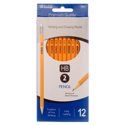 #2 pencils with erasers -   -- 24 per box
