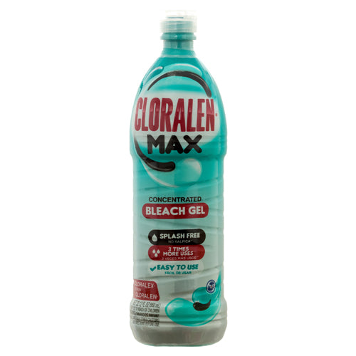 cloralen max gel 32 oz - sanitize, whiten, clean -- 15 per case