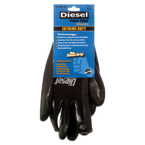 diesel glove synthetic coating medium 1pair - -- 12 per box