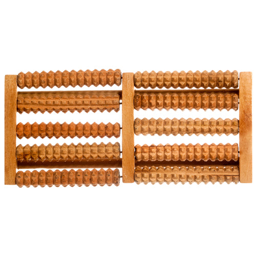 foot massager 5 wooden rollers 601455 -- 36 per case