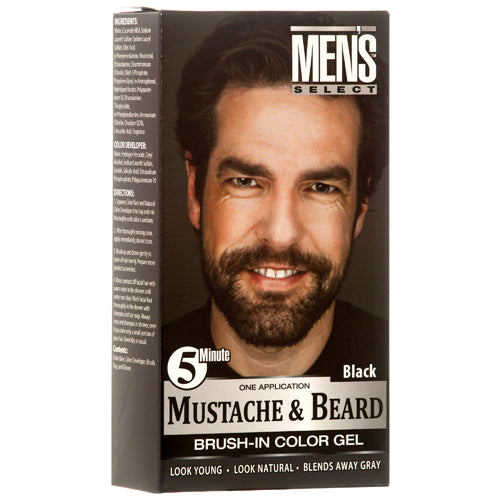 men select mustache & beard blackening cream -- 24 per case