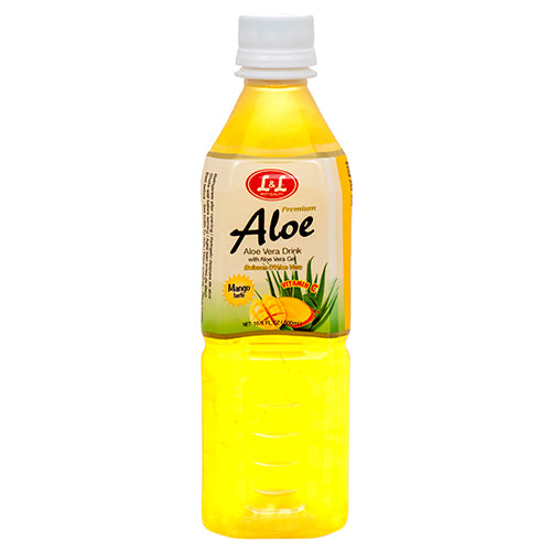 l&l aloe vera mango drink 16.9 oz -- 20 per case