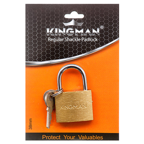 kingman brass padlocks 38mm - -- 12 per box