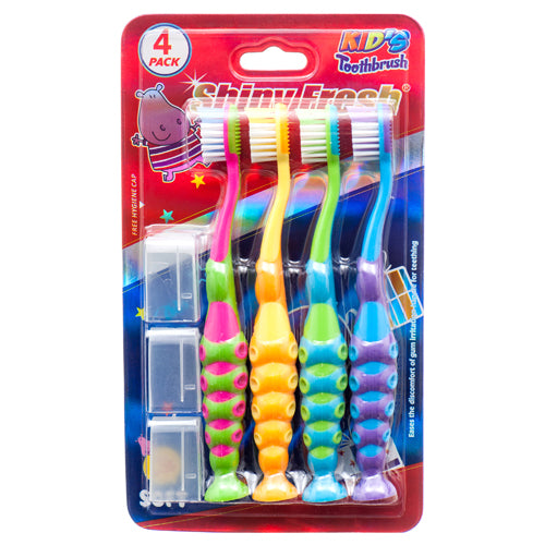 kids toothbrush soft 4 pack -  -- 12 per box