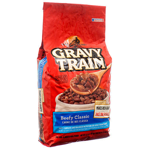 beef flavored gravy dog train - 3.5 lbs - 4 pack -- 4 per case