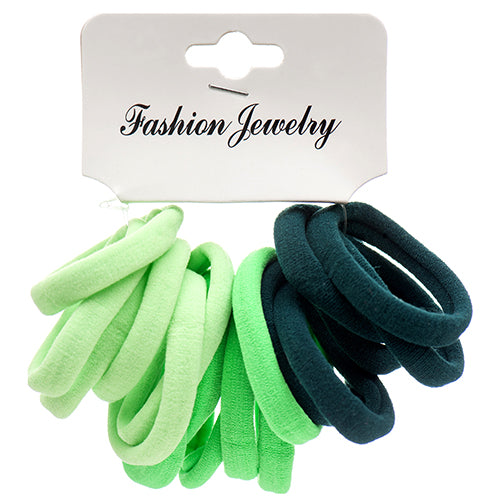 bulk hair ties - 18ct assorted colors -- 12 per box