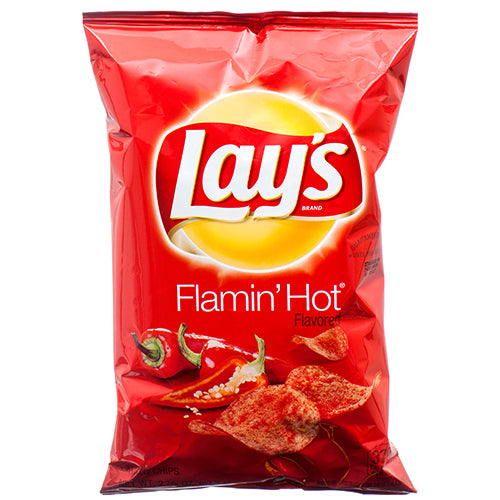 frito lay xvl lay s potato chips flamin hot 2.25 oz -- 24 per case