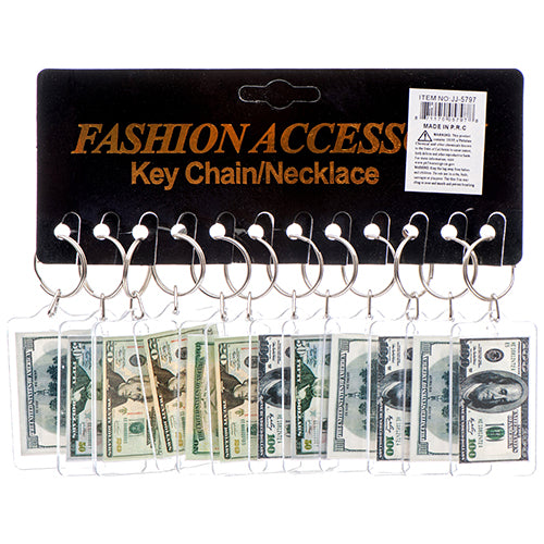 bills keychain assortment - -- 12 per box