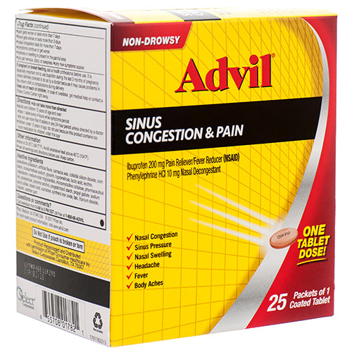 advil congestion relief 25ct -- 25 per box