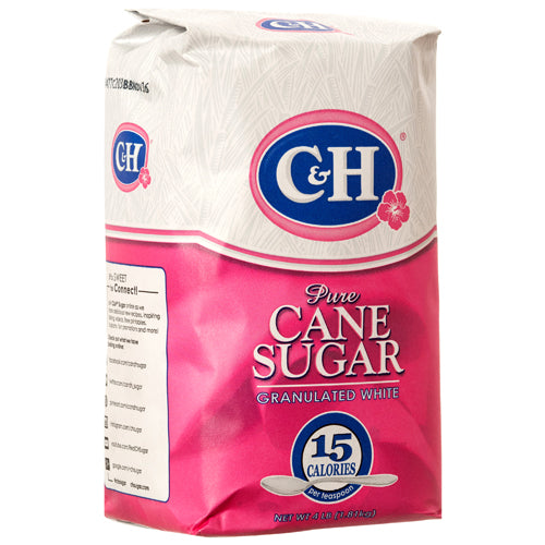 c&h granulated sugar 4 lb bag -- 10 per case