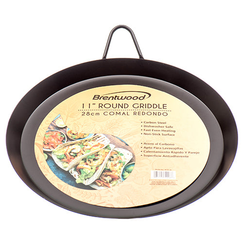 brentwood 11 round griddle -- 12 per case