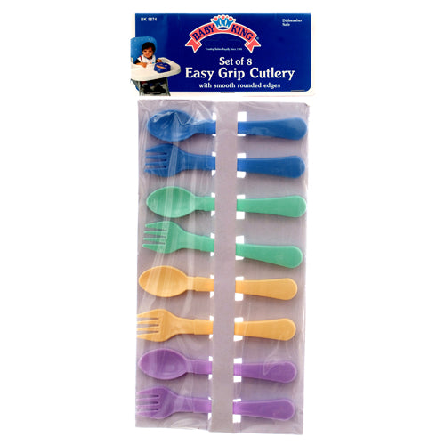 baby cutlery 6pc fork & spoon assortment -- 12 per box
